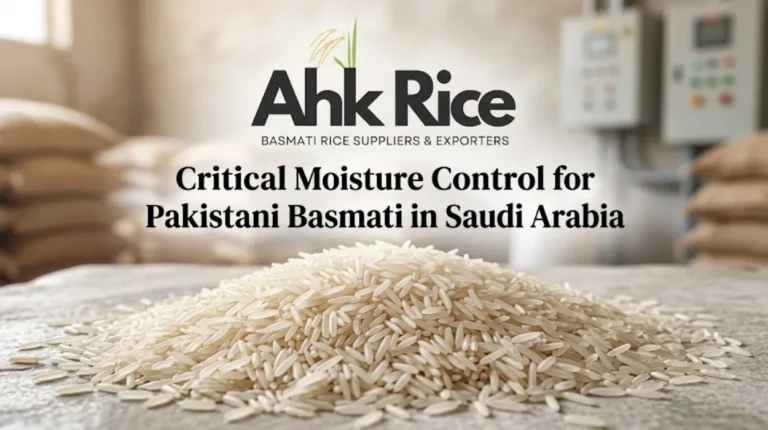 Why Is Moisture Control Critical for Maintaining Pakistan Basmati Rice Quality in Saudi Arabia?