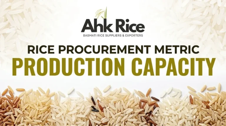 Why Is Production Capacity a Key Rice Procurement Metric?