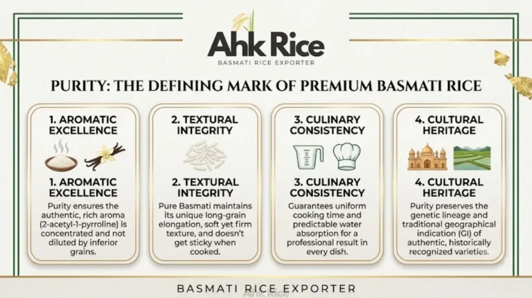 Why Is Purity a Key Indicator of Premium Basmati Rice