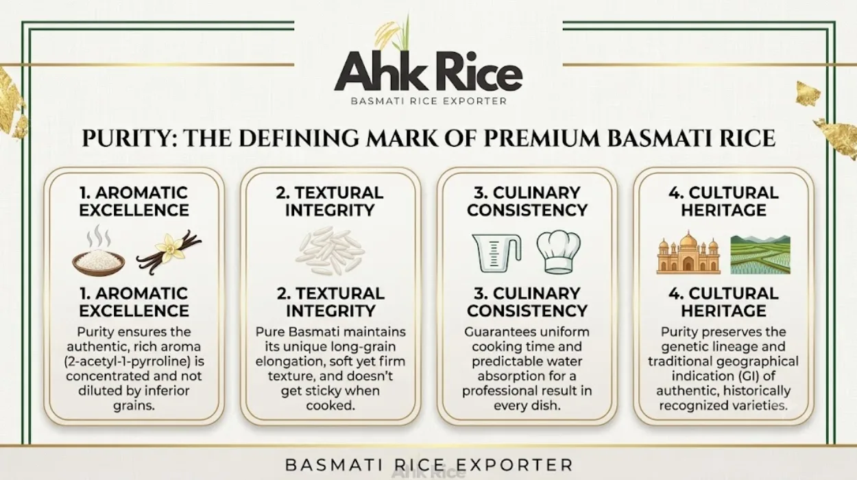 Why Is Purity a Key Indicator of Premium Basmati Rice