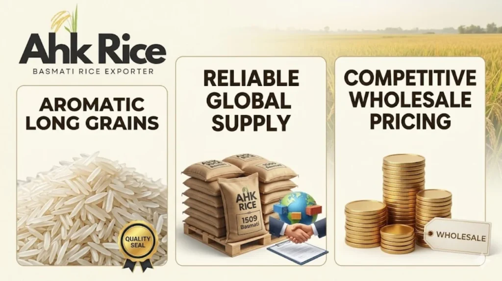 Buy 1509 Basmati Rice Wholesale from Pakistan