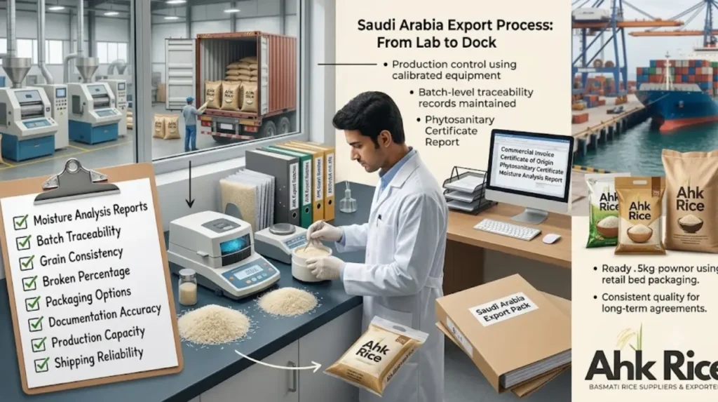 Why choose Saudi Arabia export services from AHK Rice?